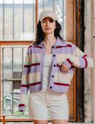 Anna Knit Cardigan - Stripe