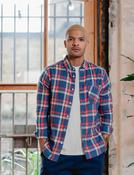 FC Flannel Check Shirt - Navy image