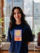 Oversized Tee - Sun and River image
