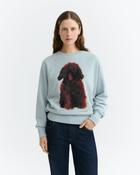 Pet Portrait Blue Bonnie Sweatshirt