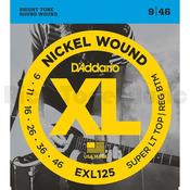 Electric Guitar Strings D'Addario EXL125 9-46 image
