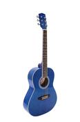 Acoustic Guitar 3/4 size Pack Bag Strap Picks - blue image