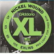 Bass Guitar strings D'Addario EXL165 XL Bass Strings 45-105