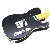 Tele Style Electric Guitar - Freya Tele Ultra - Ash Body - black
