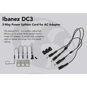 Daisy Chain Cable for Guitar Pedals Ibanez