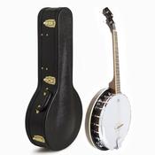 Banjo 17-fret, Tenor 4-string with Hard Case