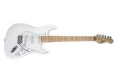 Strat Style Electric Guitar White SSS pickups