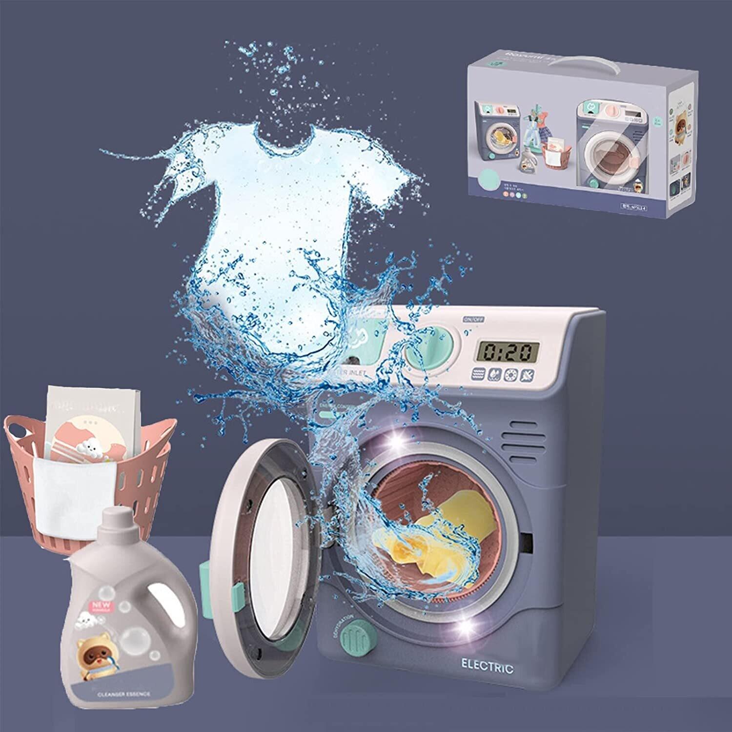 Children's Washing Machine Set, Realistic Sounding Electronic Toy