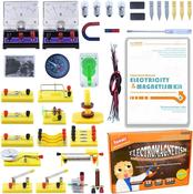 Experiments STEM Science Kit for Children, Electricity and Magnetism Basic Circuit Learning Set, Electromagnetism Lab Physics Educational Toys, Birthday Present Ideas for Boys and Girls Ages 8 to 16,