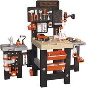 Mega Center Workbench with 95+ Attachments by Black and Decker for Children Toy workbench for pretend play with tools image