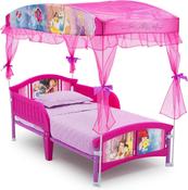 Children Canopy Toddler Bed, Disney Princess(54.5" lx29.5 w x 51" h) image