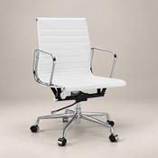 Buy Eames Low Back Ribbed Office Chair EA117  – White image