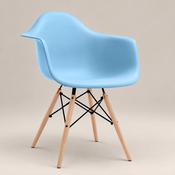 Buy Eames Dining Side Armchair - DAW |  Light Blue image