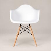Buy Eames Dining Side Armchair - DAW | White image