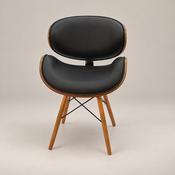 Buy Eames Dining Side Chair - DSW Faux Leather | Black image