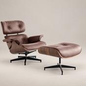 Buy Eames Lounge Chair &amp; Ottoman – Walnut Wood | Dark Brown image