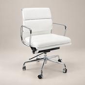 Eames Low Back Soft Pad Office Chair EA217 - White image