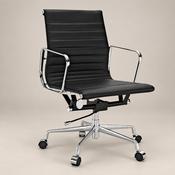 Eames Low Back Ribbed Office Chair EA117  – Black image