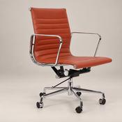 Eames Low Back Ribbed Office Chair EA117  – Tan Brown image