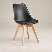 Buy Modern Tulip Dining Chair - Black | Sleek Design for Contemporary Interiors image