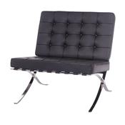 Mies Premium Barcelona Chair - Dark Grey Leather image