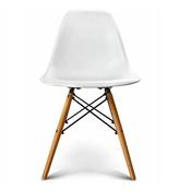 Eames Dining Chair: White DSW Side Chair image