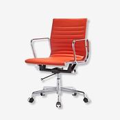 Eames Low Back Ribbed Office Chair EA117  – Orange image