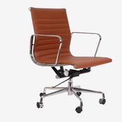 Eames Low Back Ribbed Office Chair EA117  – Tan Brown image