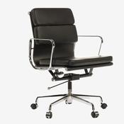 Eames Low Back Soft Pad Office Chair EA217 - Black image