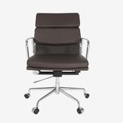 Eames Low Back Soft Pad Office Chair EA217 - Dark Brown image