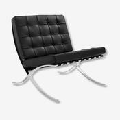 Mies Premium Barcelona Chair - Black Leather image
