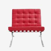 Mies Premium Barcelona Chair - Red Leather image