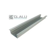 Glalu 1m Recessed Profile with opaque polycarbonate lens