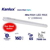 48w LED 5 foot dustproof lighting fitting MAH LED MAX