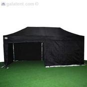6m x 3m Gala Shade Pro Gazebo (Black Sidewalls) image
