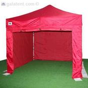 3m x 3m Gala Shade Pro Gazebo (Red Sidewalls) image