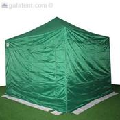 3m x 3m Gala Shade Pro Gazebo (Green Sidewalls) image