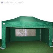 4.5m x 3m Gala Shade Pro Gazebo (Green Sidewalls) image