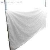 4.5m Gala Shade Pro Gazebo Half Sidewall (White) - Single image