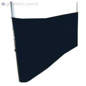 4.5m Gala Shade Pro Gazebo Half Sidewall (Black) - Single image