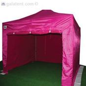 3m x 3m Gala Shade Pro Gazebo (Pink Sidewalls) image