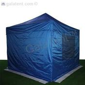 3m Gala Shade Gazebo Blank Sidewall (Blue) - Single image