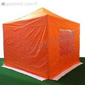 3m Gala Shade Gazebo Blank Sidewall (Orange) - Single image