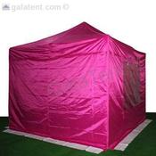 3m Gala Shade Gazebo Blank Sidewall (Pink) - Single image