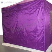 3m Gala Shade Gazebo Blank Sidewall (Purple) - Single image