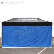 4.5m Gala Shade Gazebo - Blank Sidewall (Blue) - Single image