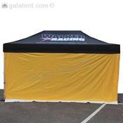 4.5m Gala Shade Gazebo - Blank Sidewall (Yellow) - Single image
