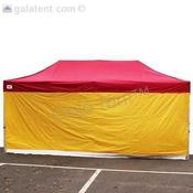 6m Gala Shade Gazebo - Blank Sidewall (Yellow) - Single image