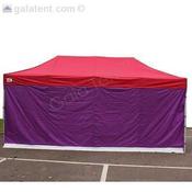 6m Gala Shade Gazebo - Blank Sidewall (Purple) - Single image