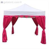 6m Gala Shade Curved Valance (Pink)